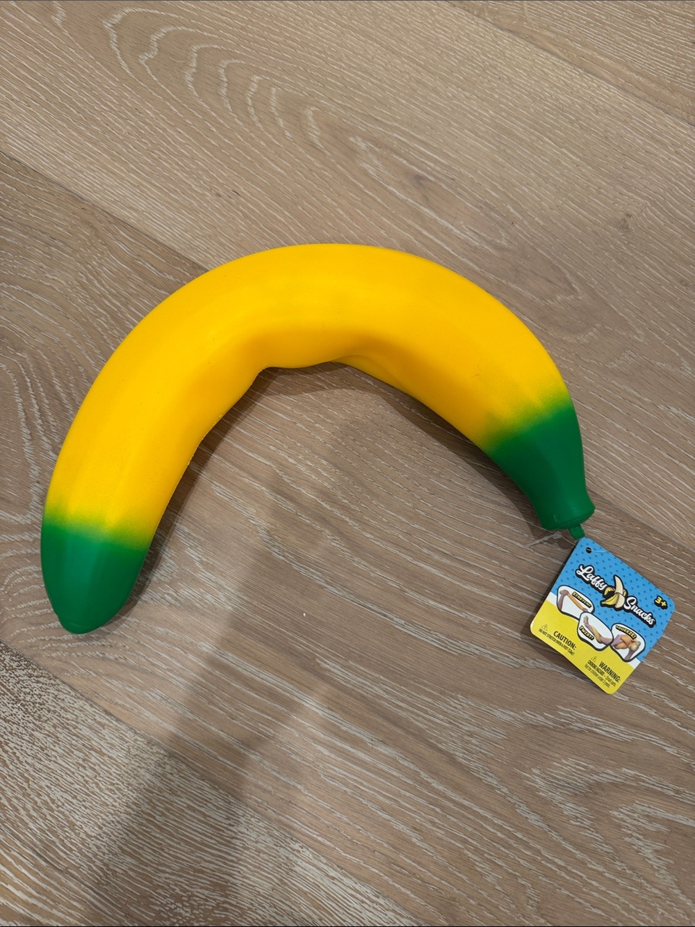 Squishy Banana Toy - Yellow/Green Kids Toy